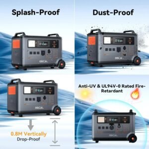 Oscal PowerMax 3600 | 3000W Portable Power Station with 3600Wh Capacity - Image 7