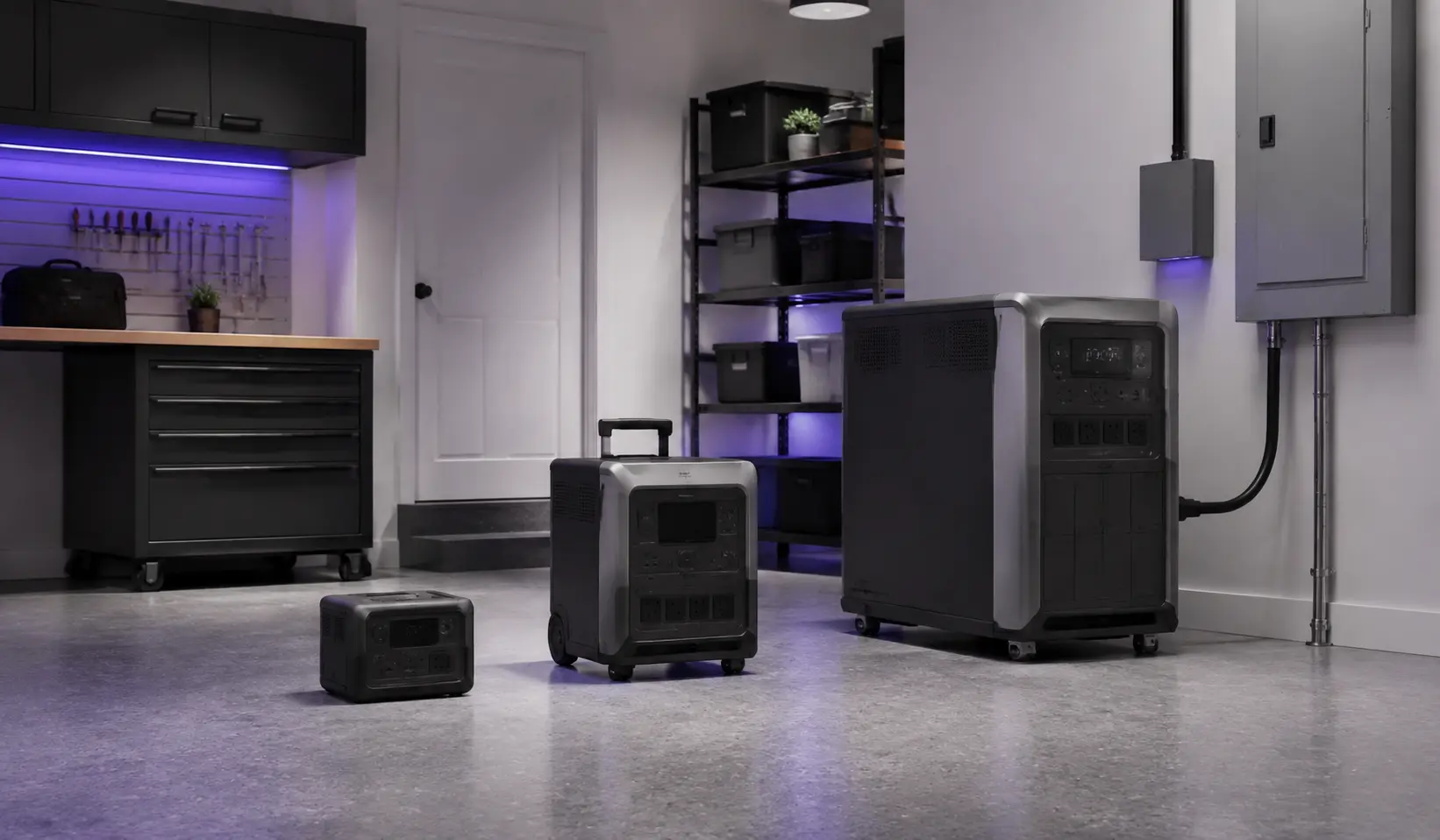 Compact, medium, and large portable power stations for different home backup needs