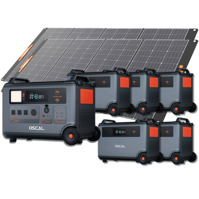 Oscal PowerMax 6000 | 6000W Portable Power Station with 120/240V Dual Voltage - Image 22