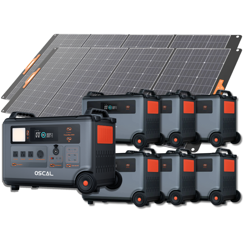 Oscal PowerMax 6000 | 6000W Portable Power Station with 120/240V Dual Voltage - Image 23