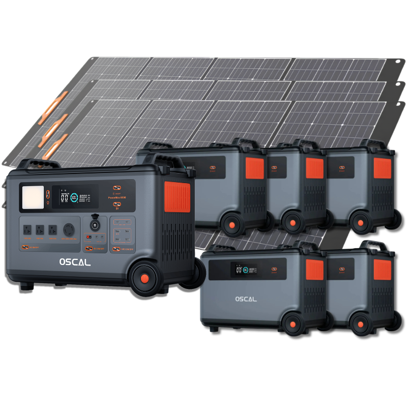 Oscal PowerMax 6000 | 6000W Portable Power Station with 120/240V Dual Voltage - Image 28