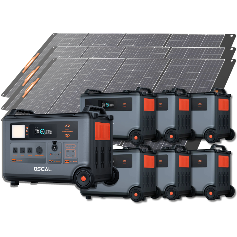 Oscal PowerMax 6000 | 6000W Portable Power Station with 120/240V Dual Voltage - Image 29