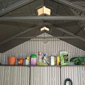 Lifetime 60243 10 ft. × 8 ft. Side-Entry Outdoor Storage Shed - Image 15