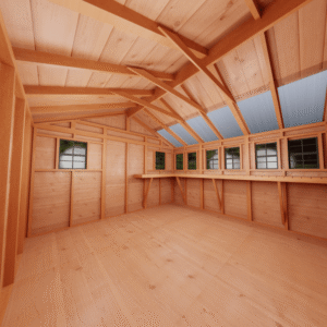 Outdoor Living Today 12 × 12 Western Red Cedar Sunshed Garden Shed - Image 6