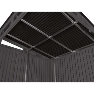 Suncast Modernist 7 ft. × 7 ft. Resin Storage Shed - Image 7