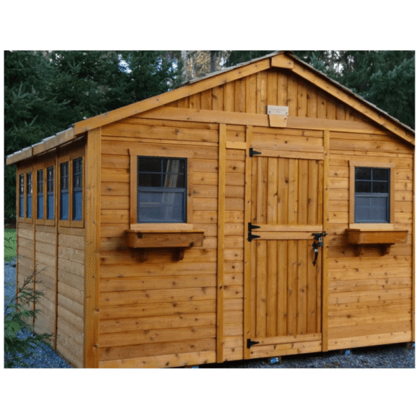 Outdoor Living Today 12 × 12 Western Red Cedar Sunshed Garden Shed