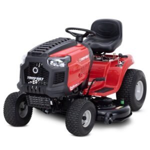 Troy-Bilt Bronco 46" Gas Riding Lawn Mower with 547cc Engine and AutoDrive Transmission - Image 2