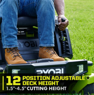 RYOBI 80V HP Brushless 30 in. Zero-Turn Mower with (2) 80V 10Ah Batteries and Charger - Image 10