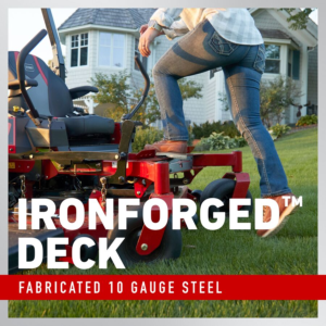 Toro Titan Max 60″ IronForged Deck 26HP V-Twin Gas Dual Hydrostatic Zero Turn Riding Mower - Image 4