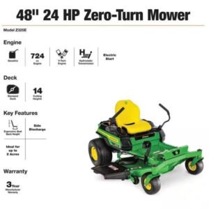 John Deere Z315E 42 in. 20 HP Gas Dual Hydrostatic Zero-Turn Riding Mower - Image 2