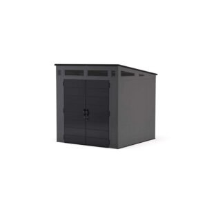 Suncast Modernist 7 ft. × 7 ft. Resin Storage Shed - Image 4