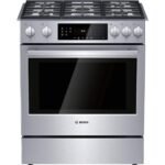 Bosch 800 Series 30 Inch Gas Slide-In Range with True Convection Oven – Stainless Steel