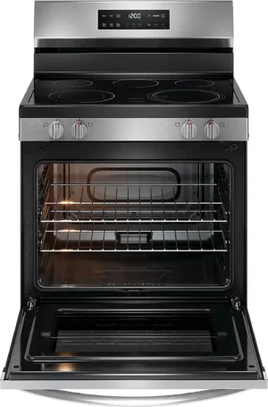 Frigidaire FCRE3062AS 30-inch Freestanding Electric Range with EvenTemp, Stainless Steel - Image 5