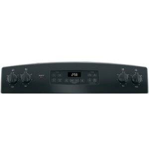 GE 30 Inch Freestanding Electric Range with Self-Clean Oven, Black (JB256DMBB) - Image 6