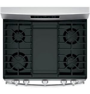 GE 30-Inch Freestanding Gas Range with 4.8 cu. ft. Oven Capacity and Sealed Cooktop Burners - Image 5