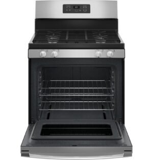 GE 30-Inch Freestanding Gas Range with 4.8 Cu. Ft. Oven, Stainless Steel – JGBS61RPSS - Image 5