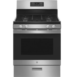 GE 30-Inch Freestanding Gas Range with 4.8 Cu. Ft. Oven, Stainless Steel – JGBS61RPSS - Image 6
