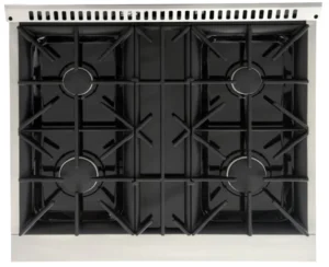Kucht Professional 30-Inch 4.2 cu. ft. Gas Range with Convection Oven in Titanium - Image 4